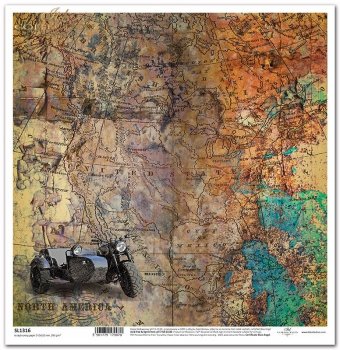 Papier do scrapbooking (HS code 48025890) SL1316